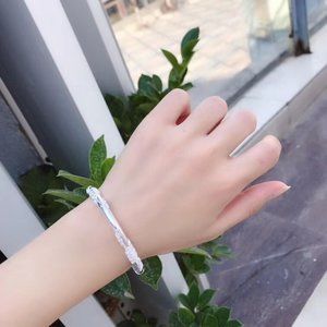 999sterlingsilverfloraltextureethnicstylebracelet